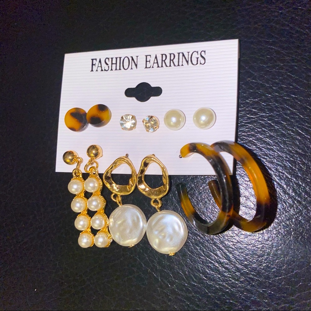 Six pairs of classy earrings
